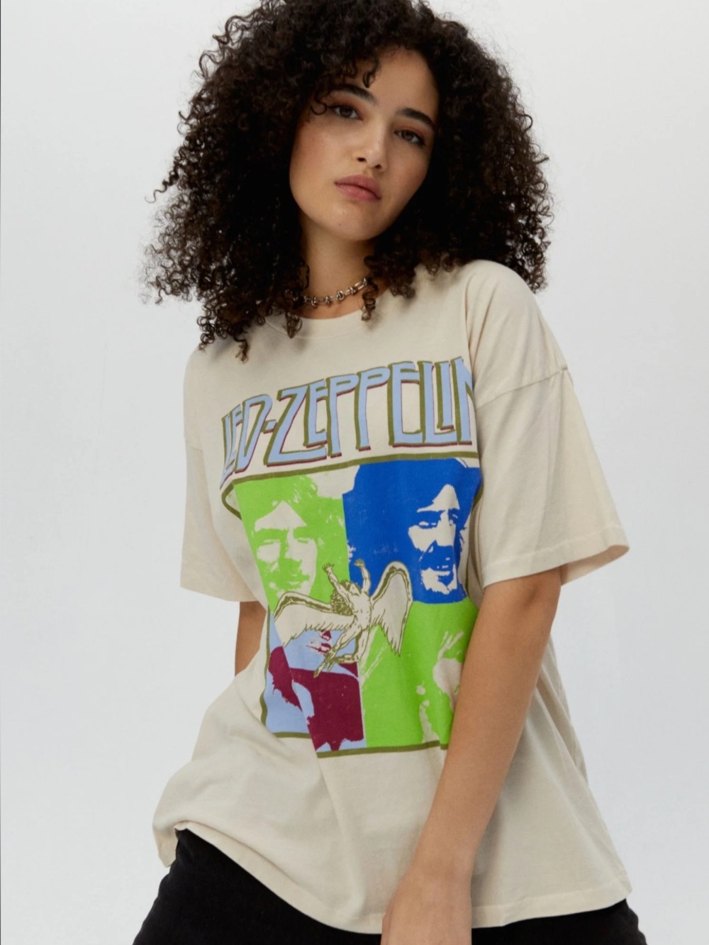 Led Zeppelin Four
Square Merch Tee in
Dirty White
DAYDREAMER - Picture 4 of 9